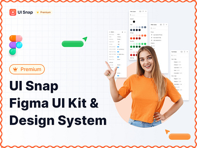 UI Snap - Figma UI Kit & Design System design system figma template figma ui kit design system figma ui mockups template ui kit ui snap