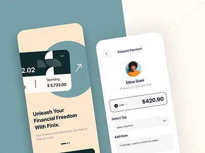 Finix - Financial Freedom app artonest artonest design bank card e wallet figma finance finance app fintech graphic design investment management mobile mobile design ui ui visual design ux uxui design wallet
