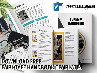 Professional Yet Free Employee Handbook Templates for MS Word employeesuccess