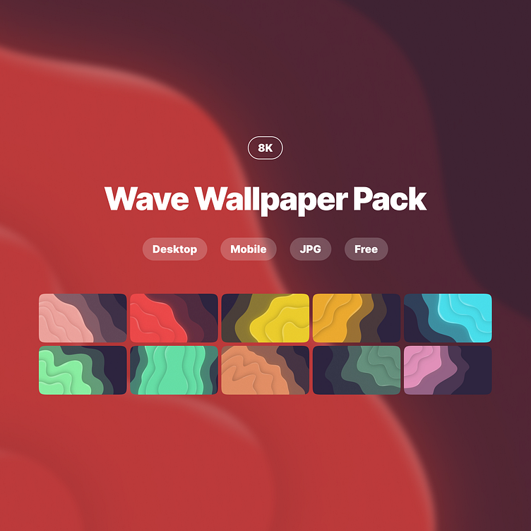 8K Wave Wallpaper Pack by João Borges on Dribbble