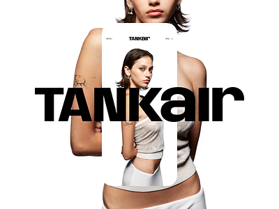 Tank Air Studio animation design dress e commerce girl minimal motion graphics photo site smooth typography ui ux wear web