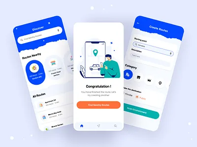 Route App best case study 2023 best mobile app design clean mobile app design create map creative creative mobile app design hireme illustration ios app design landing page map app map application map mobile applcation mobile app design opentomobileappdesignprojects opentowork popular routes route app uiroll uiux