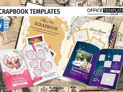 Editable Scrapbook Templates for MS Word – [Download Free] scrapbookinspiration.