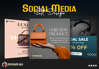 Bags Eid festival sale Post Designs 3d animation app branding creative post design facebook post graphic design illustration logo motion graphics social media post ui vector