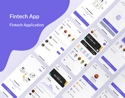 Fintech App app app ui application design mobile app ui ui design ui ux ux