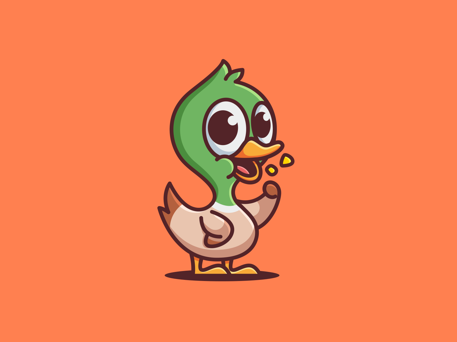 Duckling Snacking By Alfrey Davilla Vaneltia On Dribbble