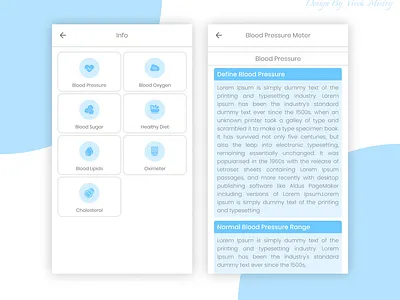 Blood Pressure Details UI