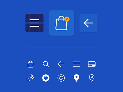 Speedy Icons backbutton burgermenu button card cart icon icondesign icons like placeholder ui uiux userinterface ux