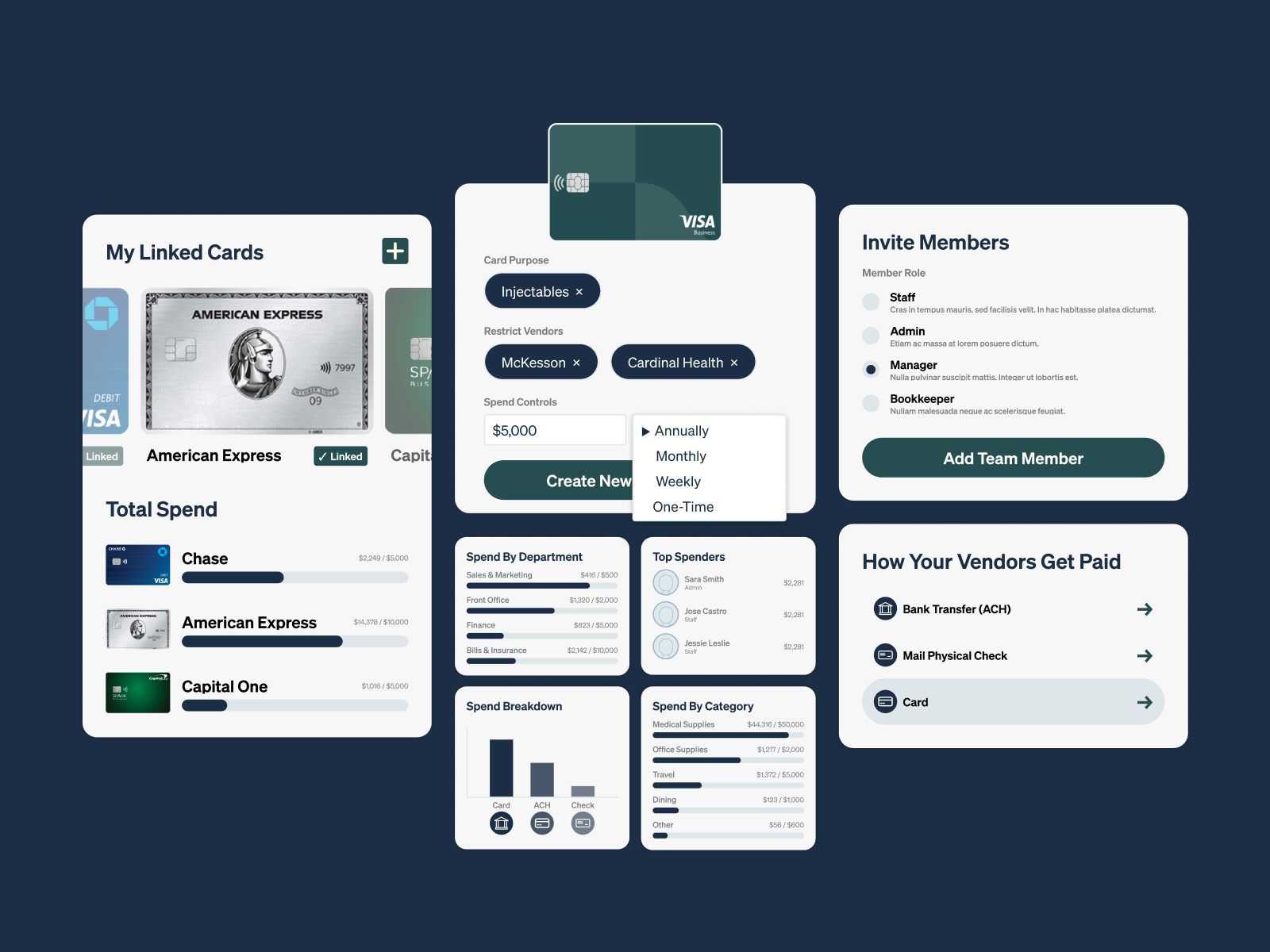 Spend Platform UI/UX by Aaron Mack on Dribbble