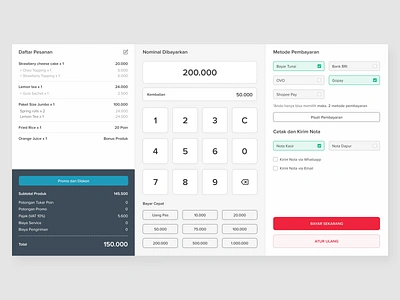 Point Of Sale - POS cashier design pointofsale pos ui ux website