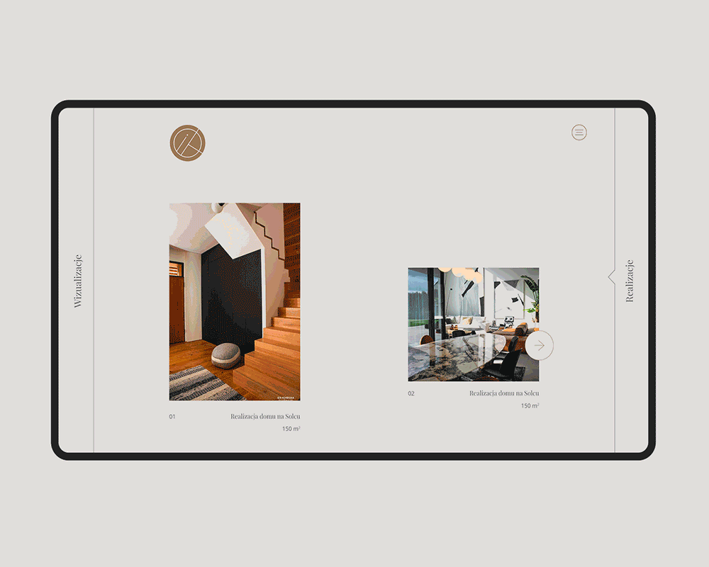 Interior Designer portfolio animation branding graphic design interaction interior designer portfolio ui ui design