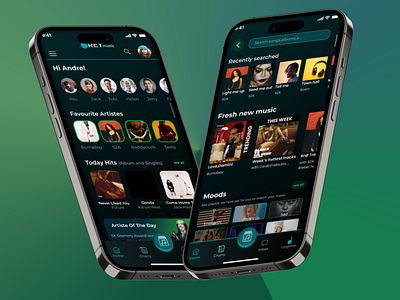 Drey music - a music player mobile app app design logo mobile app ui ux vector