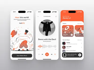 Daily UI 009 Music Player Design 008 app brand branding dailyui design illustration logo minimal music player ui ux