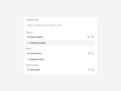 Command menu cmd cmd bar cmdk command command bar commandk figma modal popover product design saas saas design saas platform search search bar smart ui ux