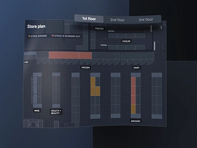 Store Product Management UI 3d animation dark dashboard data data visualization design food graphic design illustrator interaction interactions interface management motion graphics products store product ui user interface ux