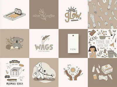 Portfolio Update branding content creation digital drawing graphic design illustration