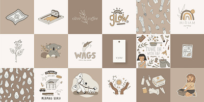 Portfolio Update branding content creation digital drawing graphic design illustration