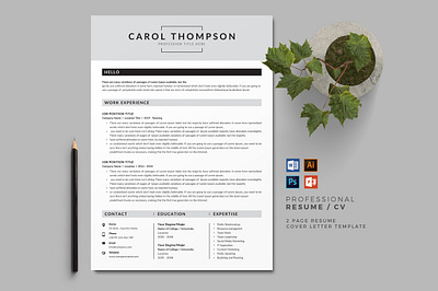 Resume/CV resume bundle