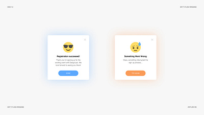 Daily UI #011: Flash Message daily ui flash message visual design
