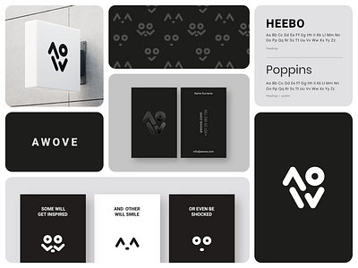 BRAND STRATEGY AND DESIGN FOR AWOVE, DESIGN AGENCY. animation brandidentity brandstrategy brandsystem design graphic design logo logodesign visualidentity visuallanguage