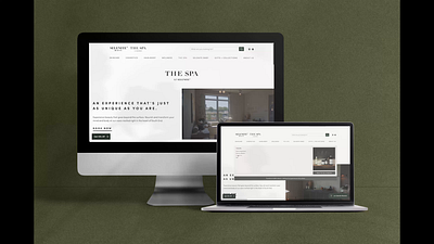 The Spa at Selenite - Web Development brand inspiration branding design graphic design typography ui ux web web design web development web mockup website website design website mockup wireframe