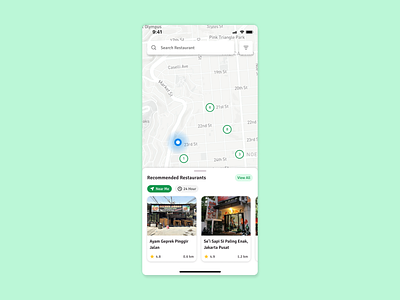 Map daily ui challenge design map mobile app ui ux