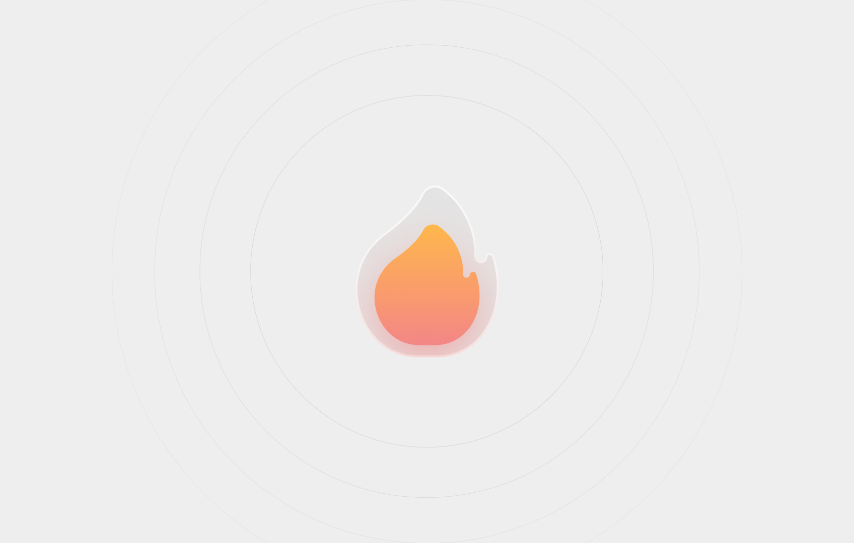 Fire Icon 🔥 3d branding clean colorful fire flame glow icon illustration logo minimal modern