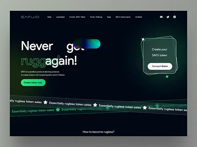 Safo UI Project 3d mockup agency brandbook design designing exchange nft tokecn ui ux web web design website