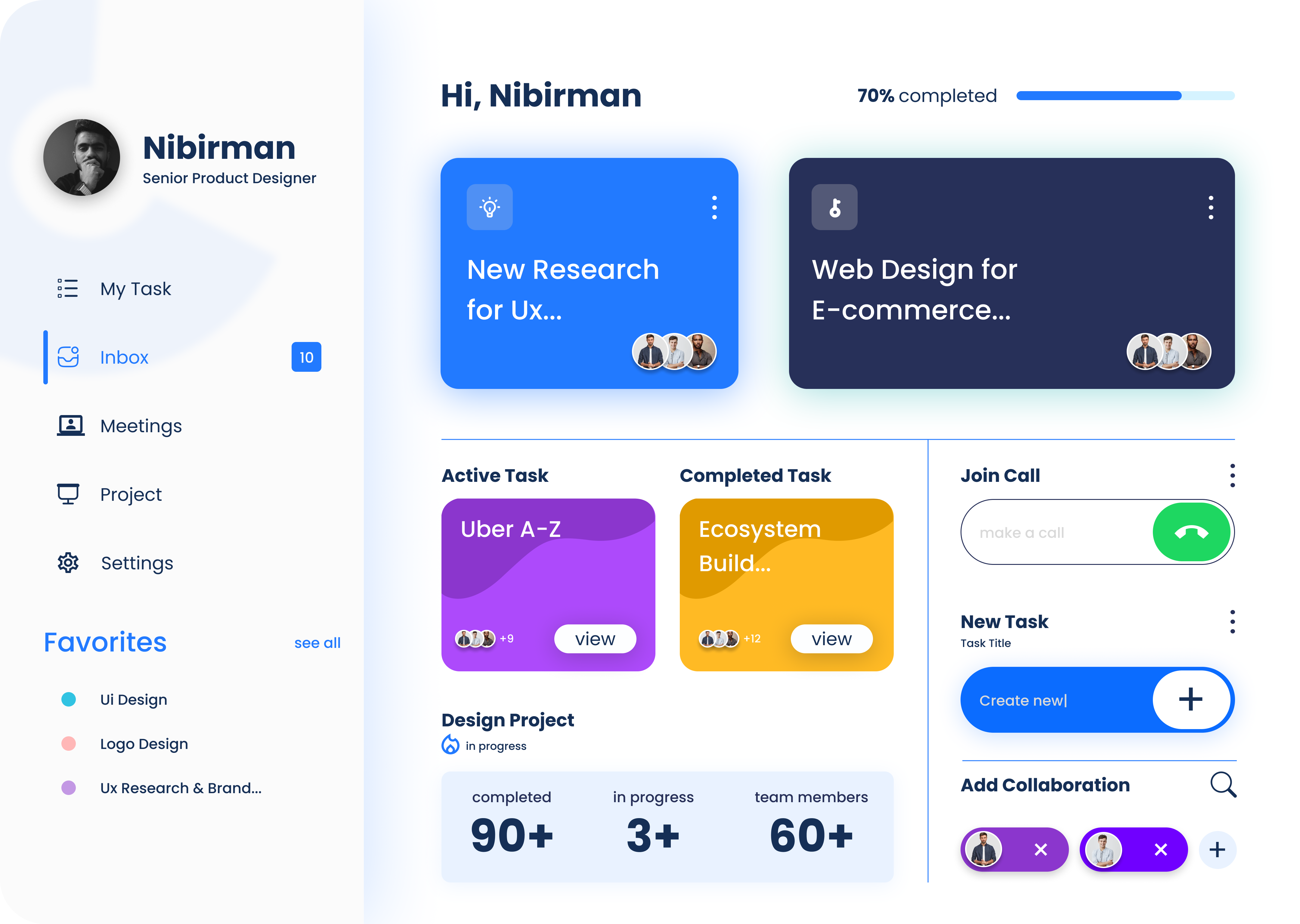 Project Management Dashboard Ui 3d animation dashboard motion graphics product design project management ui ux website