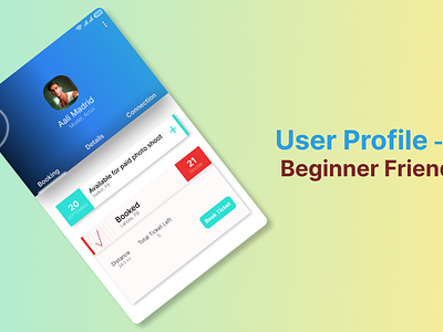 User Profile (Beginner Friendly) beginner friendly design profile ui daily user userprofile