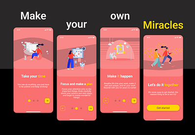 Daily UI, Day 023: Onboarding process app branding dailyui design logo onboarding ui ux