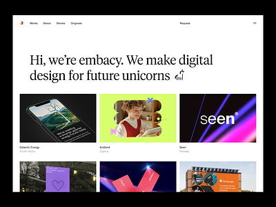 embacy rebranding: web design branding clean design embacy graphic design illustration logo minimal ui uiux vector web design