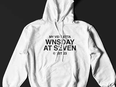 WNSDAY AT SEVEN: Apparel apparel brand branding clothing hoodie identity illustration jumper logo