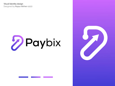 Paybix logo brand identity brand mark branding logo logo design logos modern logo popular logo visual identity