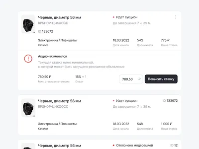 Paid promotion SKU card variations alert card marketing marketplace paid mromotion promotion sku