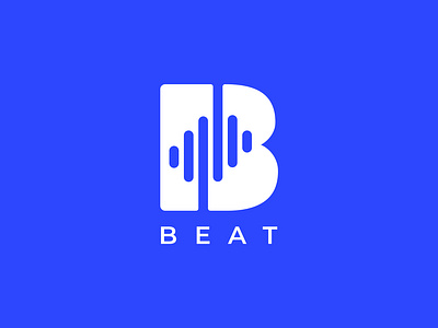 Beat - Brand Logo Mark for Music Industries b beat logo b logo beat brand brand identity branding graphic design logo logobrand modern logo music logo
