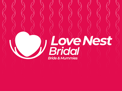 Love Nest Bridal design graphic design leaftrend logo