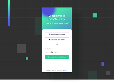 Daily UI 001 - Sign up page dailyui signup ui ux