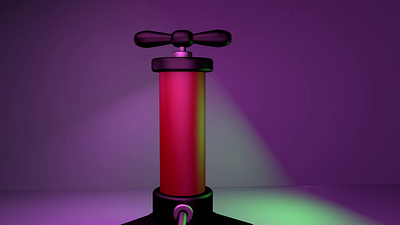 3D Pump Animation 3d animation motion graphics