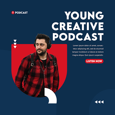 Podcast Posts 3d animation branding design graphic design illustration logo podcast ui ux vector