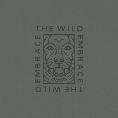 Embrace the Wild Badge, 2023 australia badge beast brand identity branding design dingo dog illustration wild wildlife