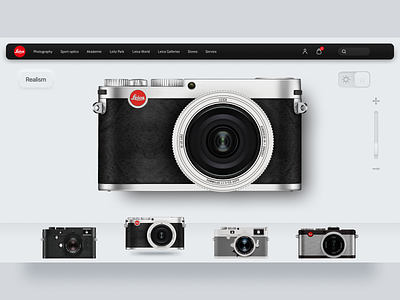 Leica cameras can't afford to buy just look camera leica ui webdesign