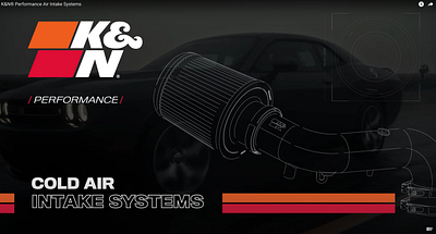 K&N Intake Innovations Video animation car design kn performance race truck video