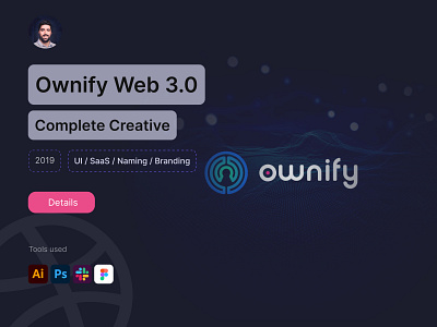 Ownify Web 3.0 branding naming saas ui ux web 3.0