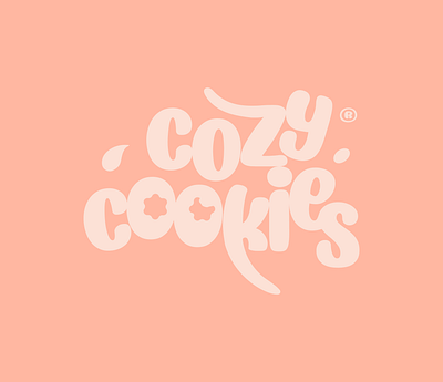 Cozy Cookies bakery brand brand identity childish branding cookies cookies brand friendly branding icon logo mark pastels pastry playful logo playful typography symbol typography