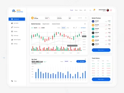 Bito Crypto— Crypto Wallet Managing Web Dashboard Design Concept banking bitcoin blockchain crypto dashboard crypto trading crypto wallet cryptocurrency dashboard dashboard ui ethereum exchange financial investment marketplace transaction ui visual design wallet web application design web design web platform