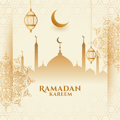 ramadan kareem card template celebration design eid eid al fitr eid ual adha graphic design happy illustration islamic mosque ramadan ramadan kareem