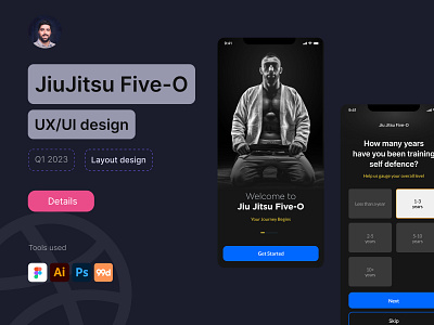 Martial app design app design apple application branding graphic design ios iphone app ui ux