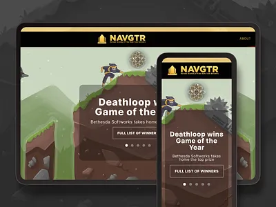 NAVGTR web illustrations character illustration web