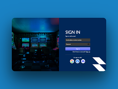 Gaming website sign in/sign up page app design dashboard gaming sign in sign up ui ux web design